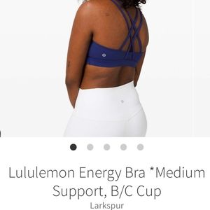 NWOT Energy Bra - Larkspur